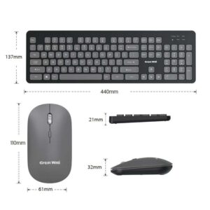Slim Design Wireless Mouse & Keypad