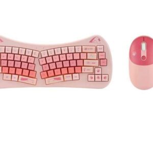 DW66 Pink Wireless Keypad & Mouse